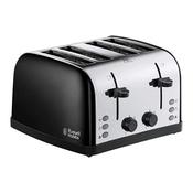 Stainless Steel 4 Slice Toaster | Black image