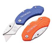 Faithfull Folding Hi-Vis Utility Knife image