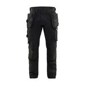 Craftsman Trousers with Stretch | Black image