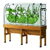 Vegtrug Wall Hugger Greenhouse Frame &amp; Multi-Cover Set | Medium image