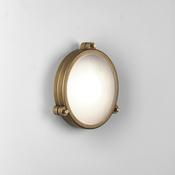 Malibu Round Wall Light Solid Brass