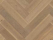 120 x 18 x 600mm Herringbone Abbey Oak - Smoked, White, Brushed &amp; UV Matt Lacquered Engineered Flooring image