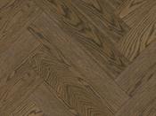 120mm x 19mm x 600mm Renaissance Herringbone Oak Brandani - Black UV Oil/Wax Engineered Flooring image