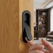 Flush Fitting Pull Out Edge Pull For Sliding Pocket Hideaway Doors image