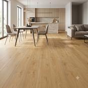 Fourteen Solid 4V Macro Oak Silver Laminate Flooring — 14mm image