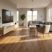 Fourteen Solid 4V Mountain Oak Gold Laminate Flooring — 14mm image