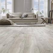 MAMMUT LONG PLANK HIGHLAND OAK SILVER LAMINATE FLOORING AC5 image
