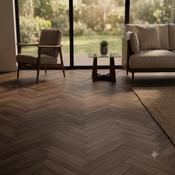 Herringbone Laminate Flooring Lisbon Oak 12mm AC5 image