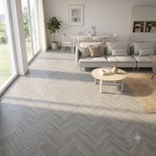 London Oak SPC Waterproof Flooring Herringbone