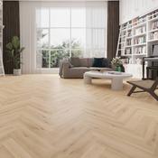 MILANO HERRINGBONE TERRA OAK LAMINATE FLOORING AC5