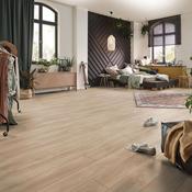 MAMMUT LONG PLANK MACRO OAK LIGHT LAMINATE FLOORING AC5 image