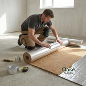 SILENT PLUS DUTY UNDERLAY 1MX3MM (10SQM ROLL H/DUTY) image