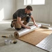 Silent Plus Heavy Duty Rubber Underlay 1m x 3mm (10m² Roll)