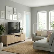 Shaker White Internal Wooden Frosted Glass Door WC15GF Prefinished