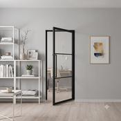 Steel Black Urban Style Modern Internal Glass Door Lisbon