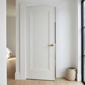 Stepped Moulding White Primed Internal Wooden Door WC21 image
