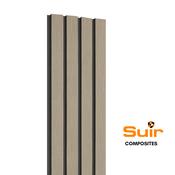 Composite Cladding Slatted Antique Black Inlet image