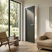 WC15 Black Brushed Oak Internal Door image