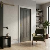 WC3 Black Brushed Oak Internal Door image