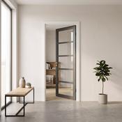 WC42G Urban Style Black Internal Door — Glass Mayfair image