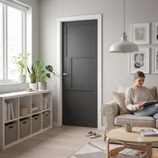WC44 Solid Premium Primed Black Mayfair Door image