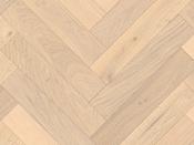 120 x 14 x 600mm Herringbone Wicklow Oak - Stained, Brushed &amp; UV Matt Lacquered Engineered Flooring image
