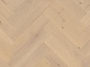 90 x 18 x 450mm Herringbone Harvard Oak - Limewashed, Brushed &amp; UV Matt Lacquered Engineered Flooring