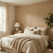 Fluted Slat Wall Panelling Vienna Oak image