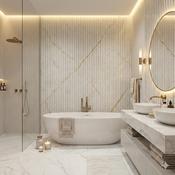 Fluted Slat Wall Panelling Paris Beige image