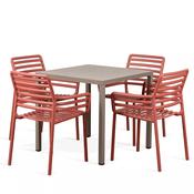 NARDI Outdoor 4 Seater Dining Set with Doga Armchairs image