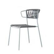 Lisa Filo Lounge by S•CAB Italy - Air-Force Blue with Anthracite Nautical Rope