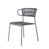 Lisa Filo Lounge by S•CAB Italy - Anthracite with Anthracite Nautical Rope