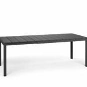 RIO 140 Extending Outdoor Dining Table by Nardi Italy - Anthracite