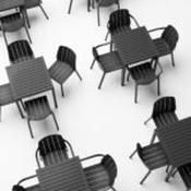 Outdoor 4 Seater Dining Set with Tibernia Armchairs by Nardi Italy image