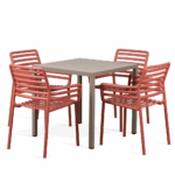 NARDI Outdoor 4 Seater Dining Set with Doga Armchairs image