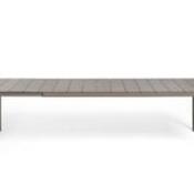 RIO 210 Extending Outdoor Dining Table by Nardi Italy - Anthracite