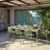 NARDI Rio 8 Seater Outdoor Dining Set with Doga Chairs