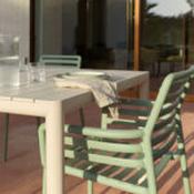 SPECIAL OFFER - Tevere 8 Seater Outdoor Dining Set with Doga Armchairs by Nardi Italy - Corda