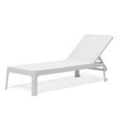 Plano Sunlounger by Nardi Italy - Bianco/Bianco