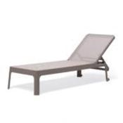 Plano Sunlounger by Nardi Italy - Tortora/Tortora
