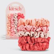 KITSCH CHERRY SATIN SCRUNCHIES