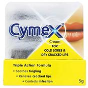 Cymex Cream For Cold Sores Dry Cracked Lips 5g