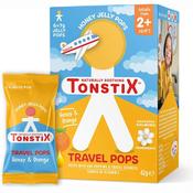 Tonstix Travel Pops  Honey/Orange 6 Pops - 42g