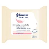 Johnson's Daily Essential Fragrance Free Wipes 25's
