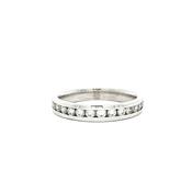 18ct White Gold 3.5mm Natural Diamond Ladies Wedding Band image