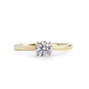 0.80ct VS2 Natural Diamond Solitaire in 18ct Yellow Gold image