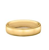 5mm Gents Edged Wedding Band In 9ct Yellow Gold - T image