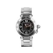 2021 Gents Cartier Automatic PASHA  Black Dial On Stainless Steel Bracelet image