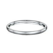 2mm Classic Ladies Wedding Band In Platinum - O
