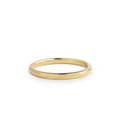2mm Ladies Plain Wedding Band In 18ct Yellow Gold - O image